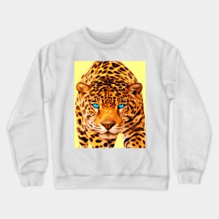 Big Cat Leopard Hunting Crewneck Sweatshirt